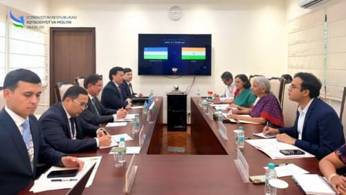 Meeting Held with the Minister of Finance of the Republic of India