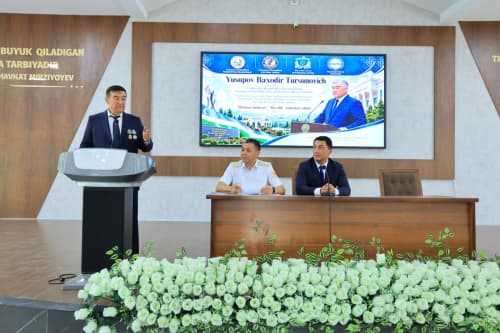 Namangan davlat universitetining Yuridik fakultetida yangi oʻquv yili munosabati bilan “Rahbar va yoshlar uchrashuvi” boʻlib oʻtdi
