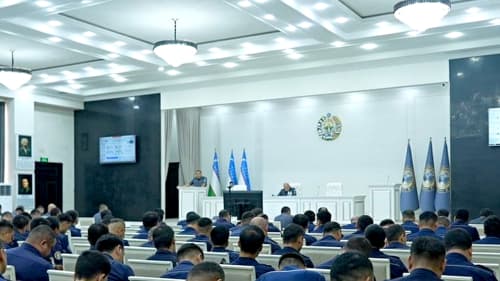 С участием руководства УВД Ферганской области обсуждены суть и значение новой системы обеспечения общественной безопасности