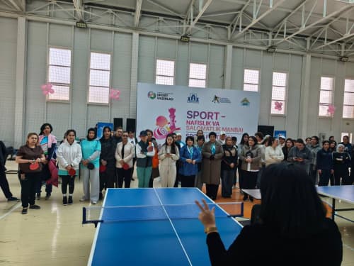 Vazirlik xotin-qizlari sport musobaqalarida ishtirok etmoqda