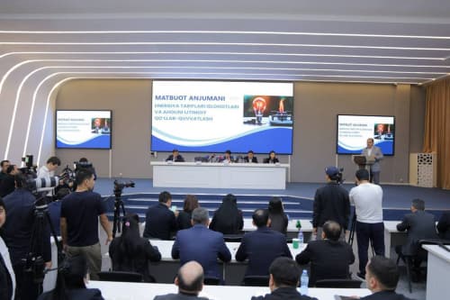 “Energiya tariflari islohotlari va aholini ijtimoiy qo‘llab-quvvatlash” mavzusida matbuot anjumani