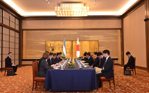 On the Visit of the Foreign Minister of the Republic of Uzbekistan to Japan