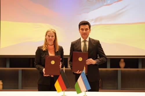 O‘zbekiston va Germaniya 2026–2027-yillarda 8 ta loyihani moliyalashtirish bo‘yicha kelishuvga erishdi