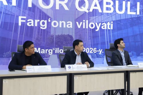 Mobile Reception for Citizens and Businesses Conducted in Margilan, Fergana