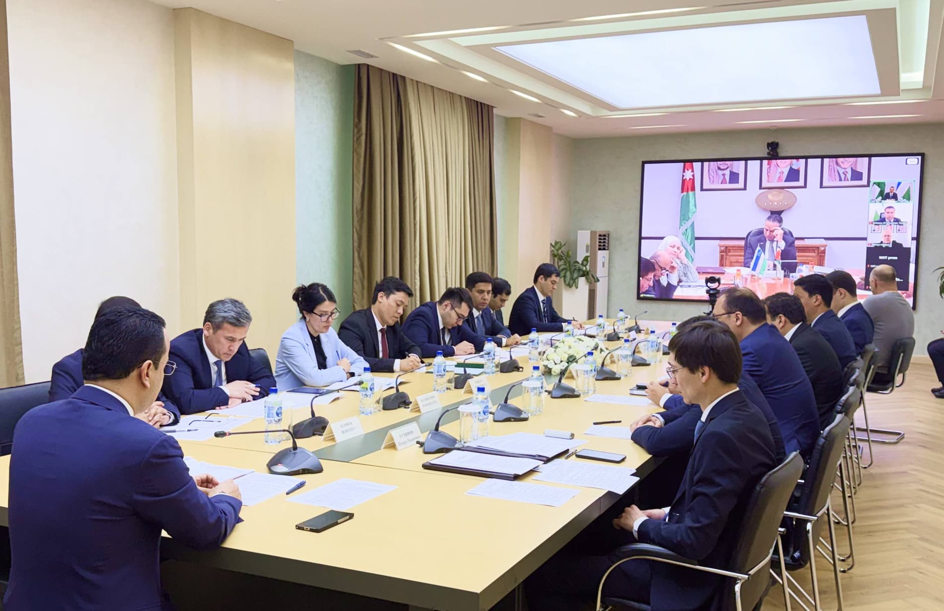 Ўзбекистон-Иордания Ҳукуматлараро комиссиясининг биринчи йиғилиши бўлиб ўтди