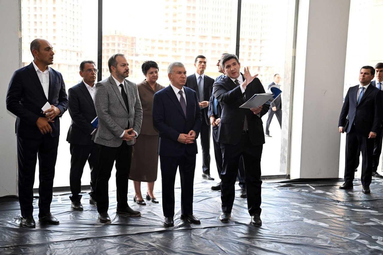 The progress of construction work in New Tashkent reviewed