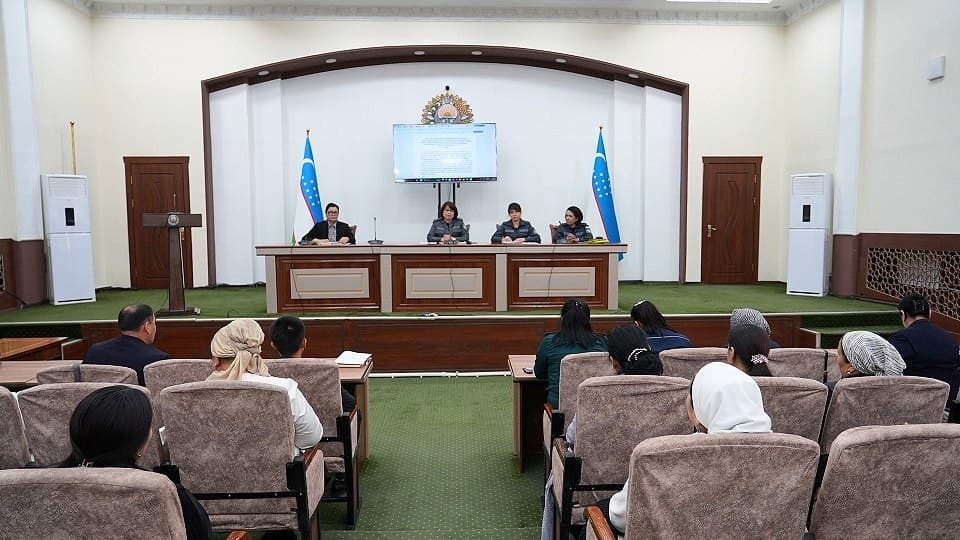 IIV Jamoat xavfsizligi departamenti rahbariyati tomonidan Andijon viloyatida ayollar va voyaga yetmaganlar huquqlarini himoya qilishga qaratilgan targʻibot tadbirlari amalga oshirilmoqda