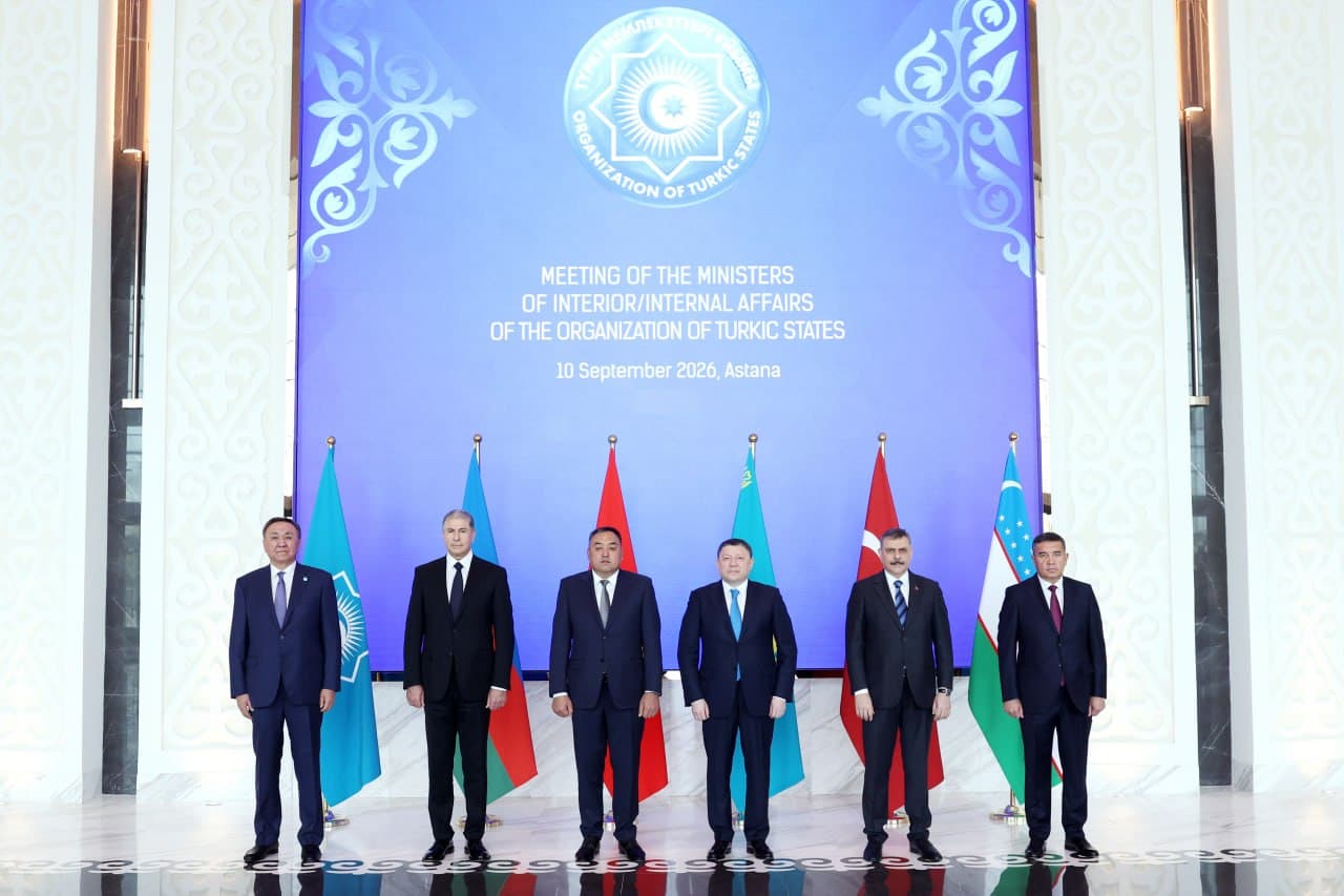 Mintaqaviy xavfsizlik yoʻlida yana bir muhim qadam: Ostonada Turkiy davlatlar tashkilotiga aʼzo mamlakatlar ichki ishlar vazirlarining uchinchi yigʻilishi boʻlib oʻtdi