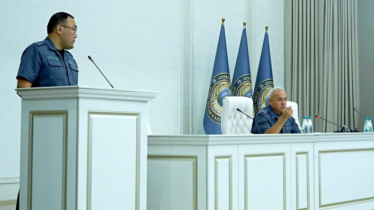С участием руководства УВД Ферганской области обсуждены суть и значение новой системы обеспечения общественной безопасности