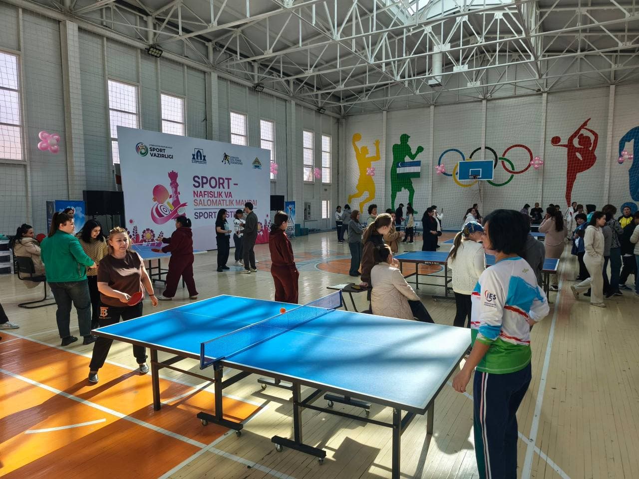 Vazirlik xotin-qizlari sport musobaqalarida ishtirok etmoqda