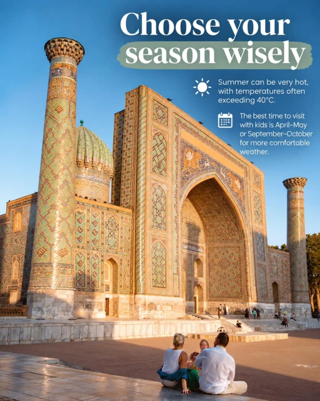 American travel blogger recommends Uzbekistan for family holidays: “A great destination for travelling with kids”