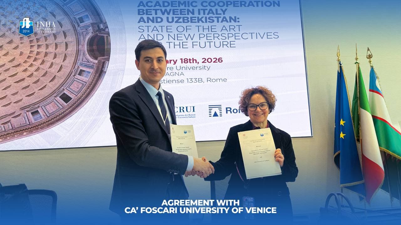 В Университете Инха в Ташкенте запускается новое итальянское направление международного образования!