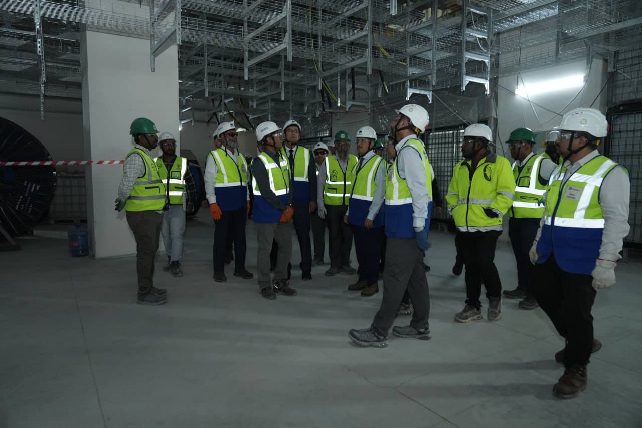 DataVolt Leadership Reviews Data Center Construction Progress at IT Park Uzbekistan