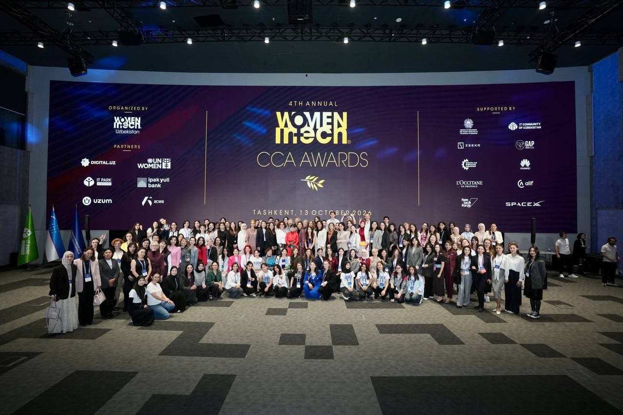 Uzbek women recognized at the Women in Tech CCA Awards 2026