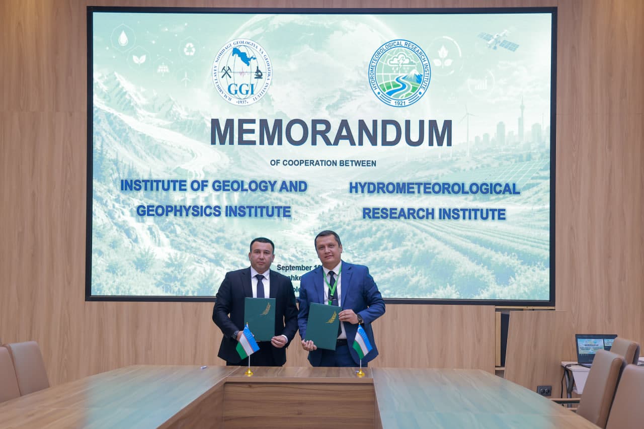 Gidrometeorologiya ilmiy-tadqiqot instituti qator tashkilotlar bilan hamkorlik memorandumlarini imzoladi