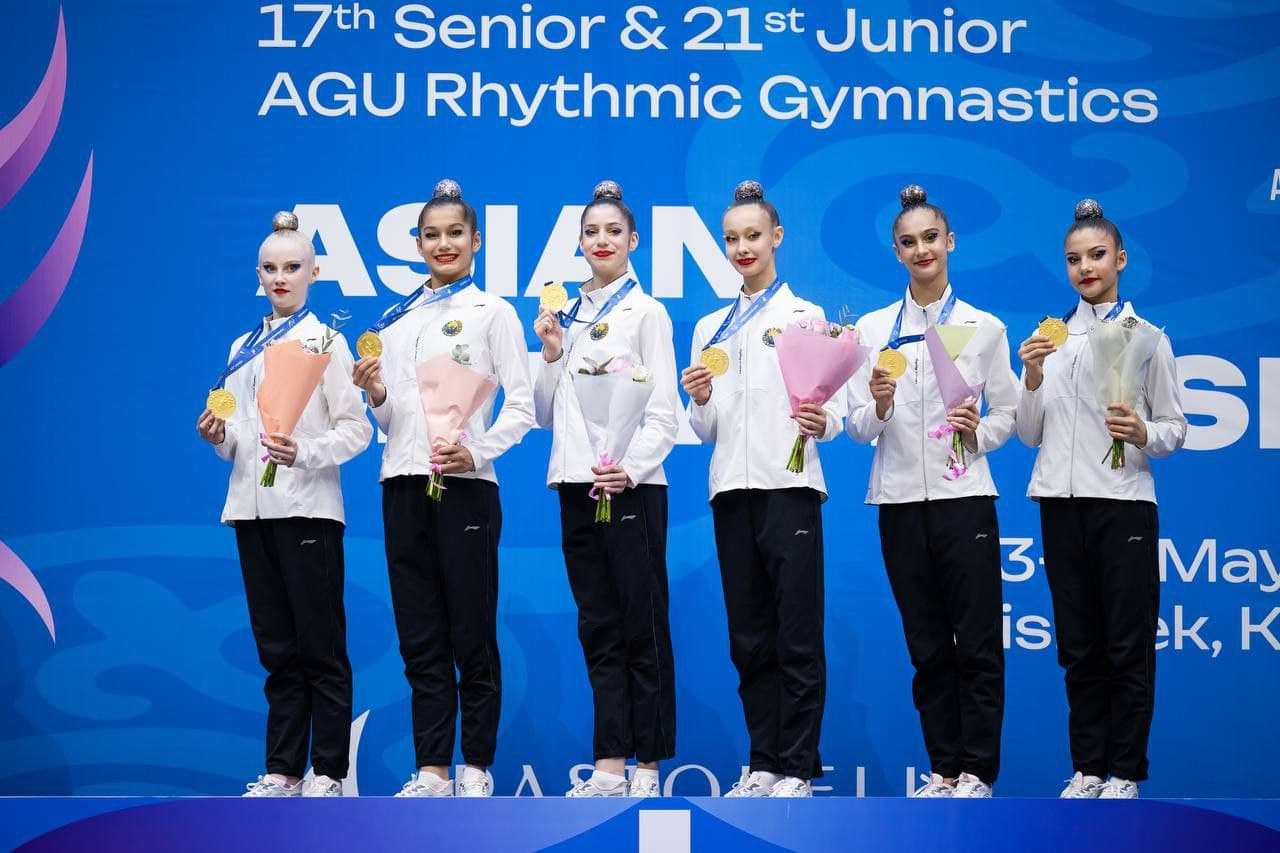 Navoiylik badiiy gimnastikachilar yoshlar o'rtasida Osiyo chempionatida oltin medalni qo‘lga kiritdi.