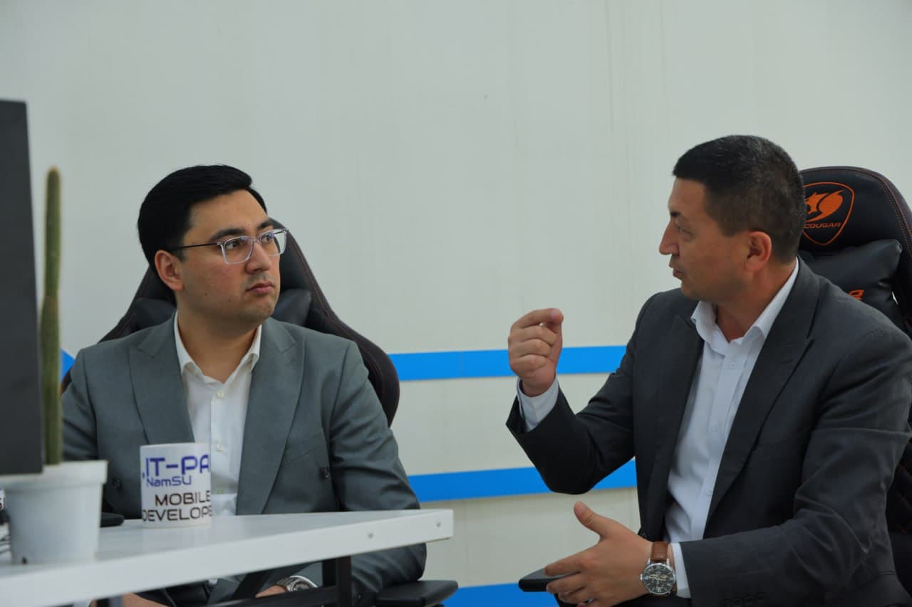 The Minister's Advisor got acquainted with the ongoing work on digitalization in higher educational institutions of Namangan and Fergana regions