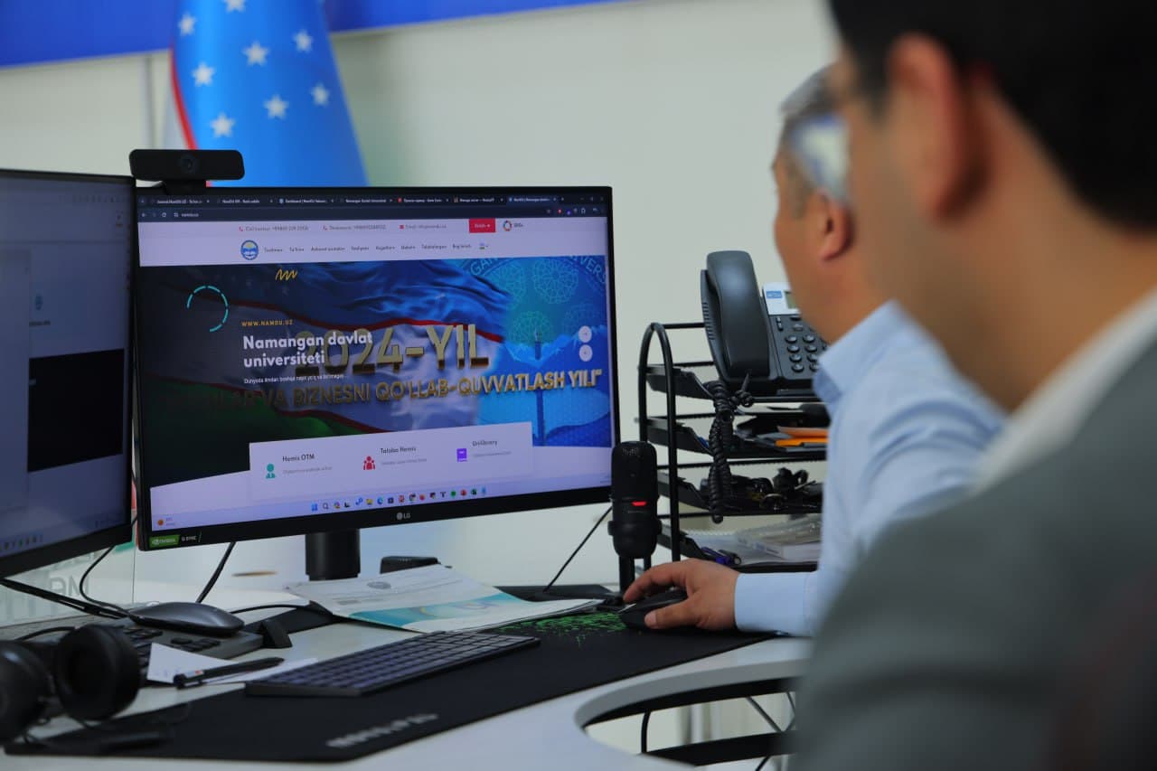 The Minister's Advisor got acquainted with the ongoing work on digitalization in higher educational institutions of Namangan and Fergana regions