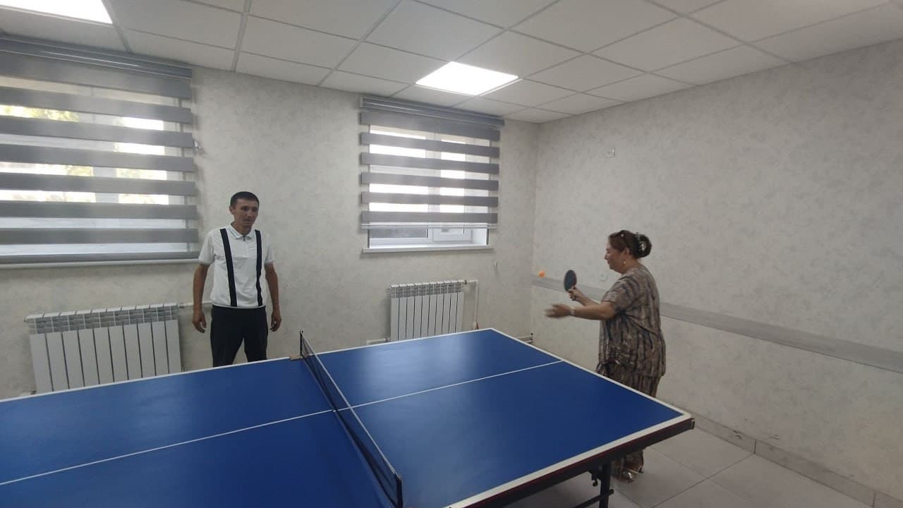 В НАМАНГАНСКОЙ ОБЛАСТИ СОСТОЯЛИСЬ СОРЕВНОВАНИЯ "УЗАГРОИНСПЕКЦИИ" ПО ТЕННИСУ НА СТОЛЕ
